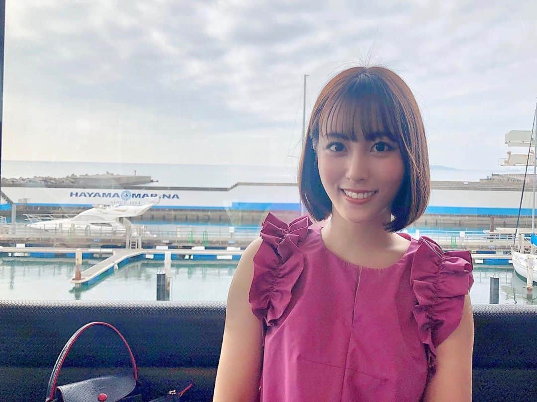 森田真理華さんのインスタグラム写真 - (森田真理華Instagram)「葉山マリーナ☁️ . 少し涼しくて 秋っぽくなってきましたね🍁 . #葉山#葉山マリーナ」9月14日 22時05分 - marika__morita