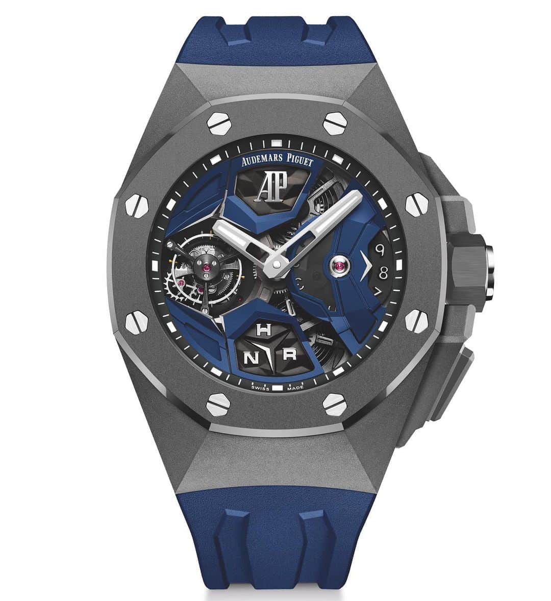 WATCHMANIAさんのインスタグラム写真 - (WATCHMANIAInstagram)「Introducing the new Audemars Piguet Royal Oak Concept Flying Tourbillon GMT blue 💈」9月14日 22時09分 - watchmania
