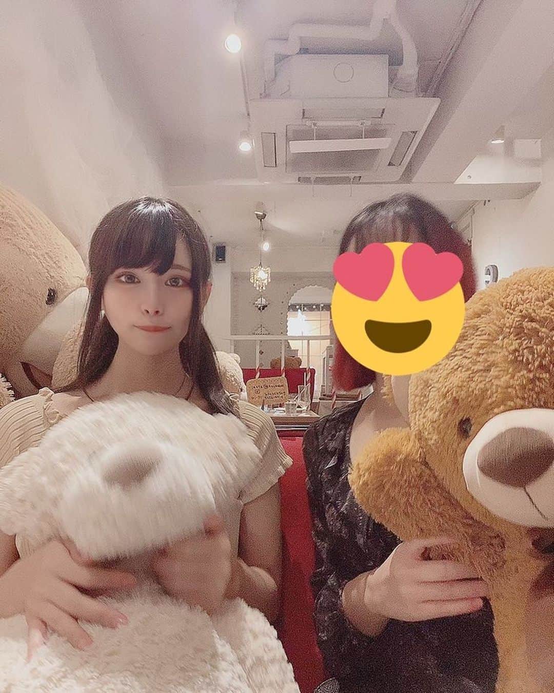 大城もも子のインスタグラム：「りりちゃんの投稿に影響されてオールシーズカフェ行った🧸」