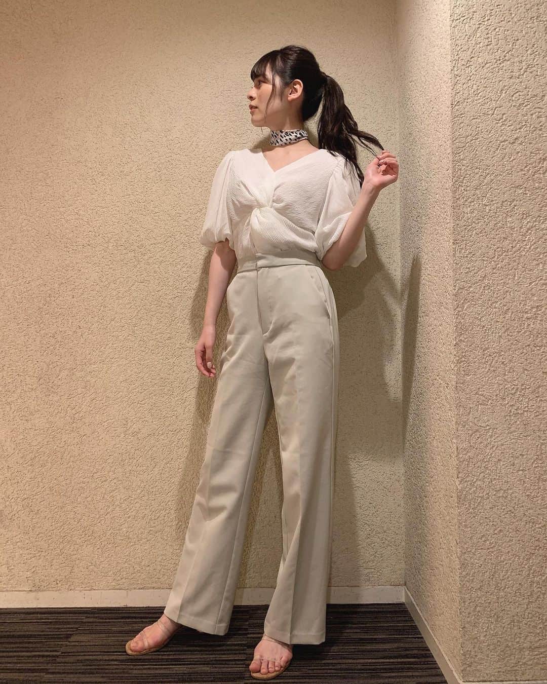 田村響華のインスタグラム：「今日の洋服。プチプラ祭り  #プチプラコーデ #グレイル #grl #gu #ヴァニーユー」