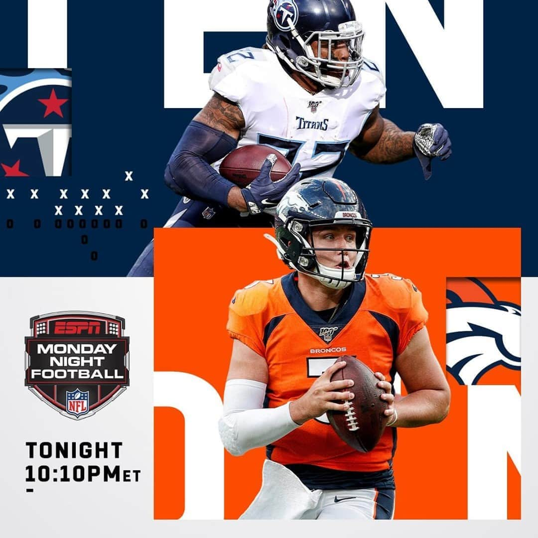 NFLさんのインスタグラム写真 - (NFLInstagram)「More #MNF for Week 1. Who ya got? ⁣ #Kickoff2020 #ItTakesAllOfUs⁣ ⁣ 📺: #TENvsDEN -- TONIGHT 10:10 pm ET on ESPN⁣ 📱: NFL app // Yahoo Sports app」9月14日 23時30分 - nfl