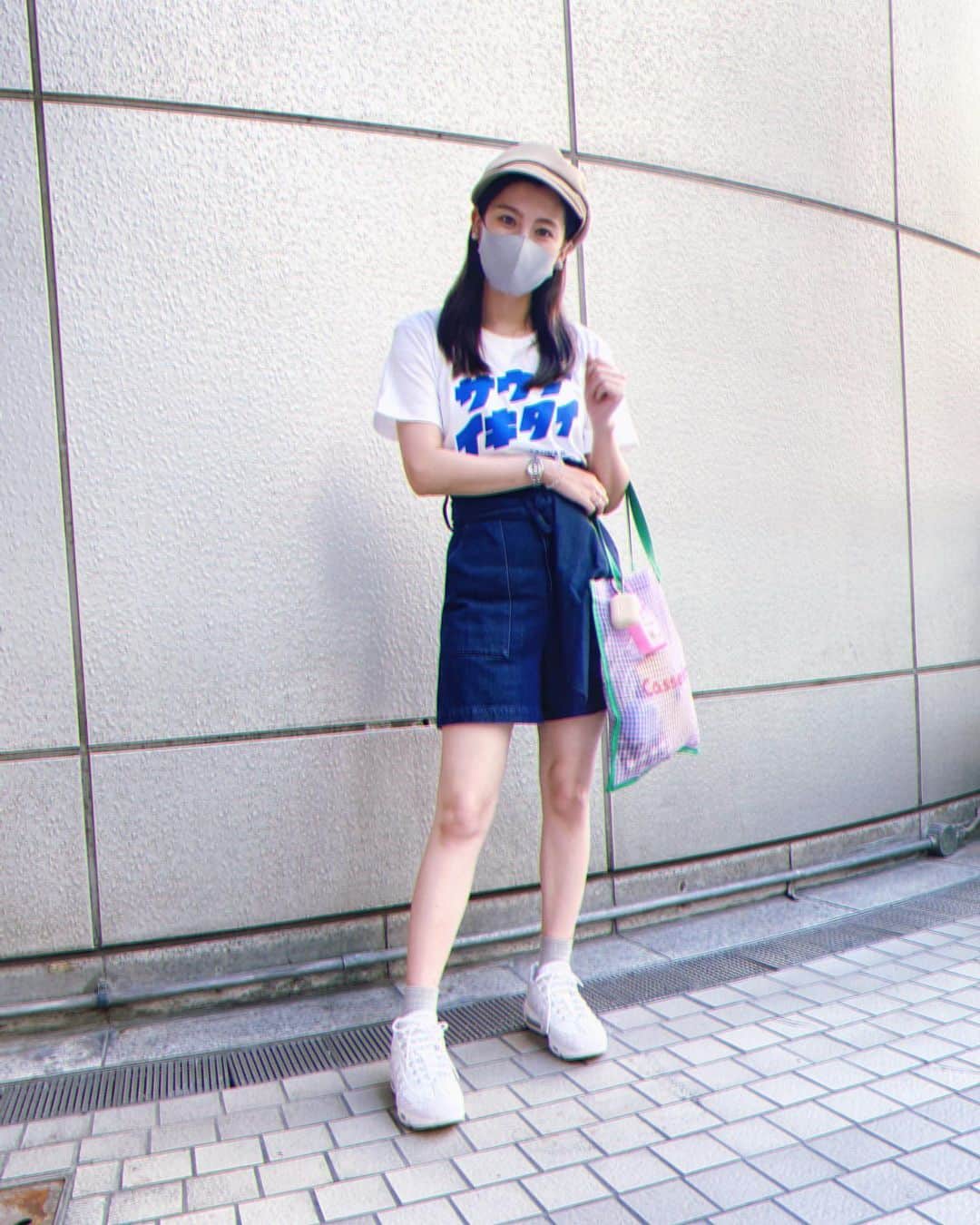森高愛さんのインスタグラム写真 - (森高愛Instagram)「#森高のお洋服﻿ ﻿ ﻿ 全身は2枚目👉﻿ ﻿ サウナイキタイ🧖‍♀️﻿ ﻿ 帽子以外お𝚗𝚎𝚠☺︎︎♡︎﻿ 可愛いお洋服きてお出かけいきたいねー✌︎﻿」9月15日 10時36分 - ai_moritaka_official