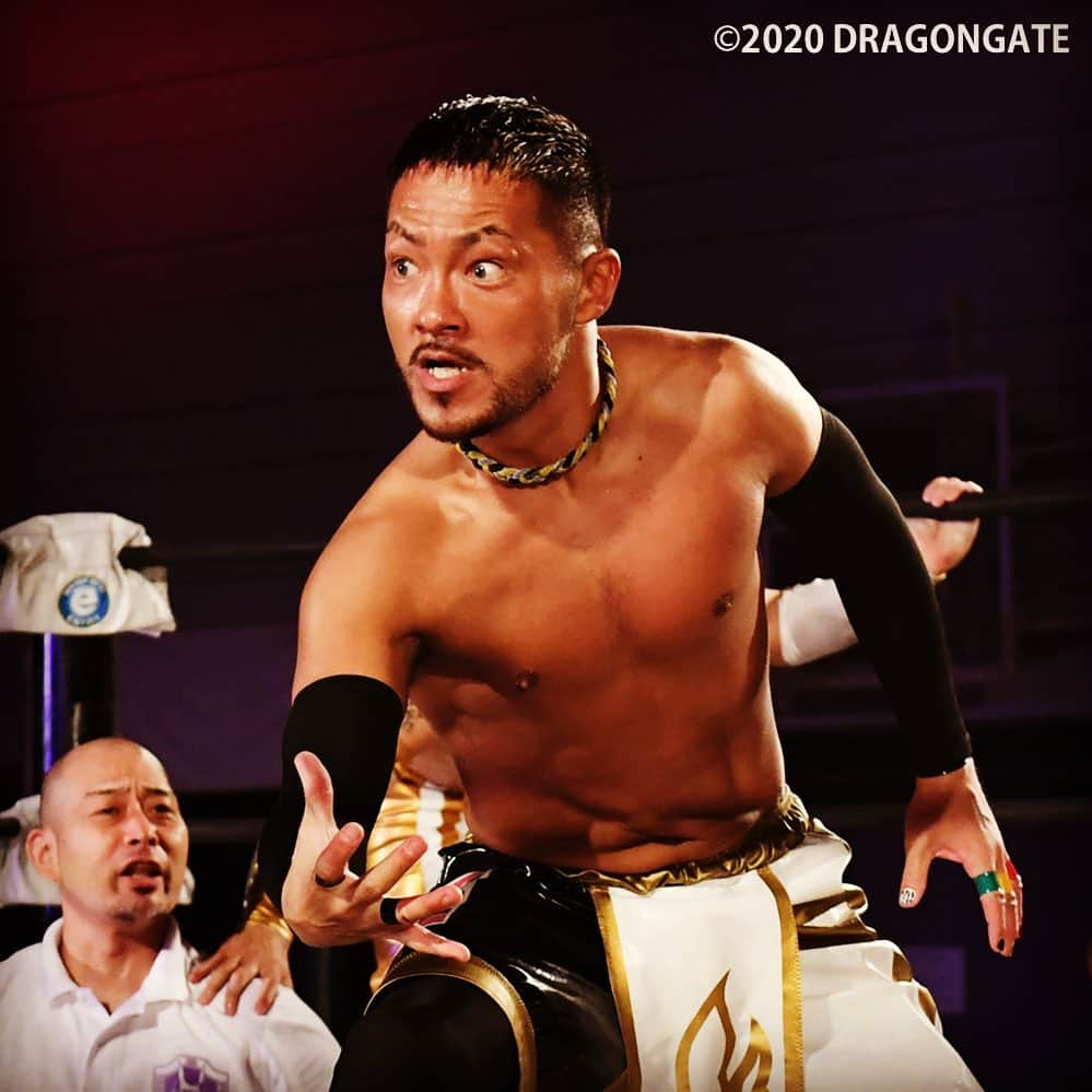 Kzyさんのインスタグラム写真 - (KzyInstagram)「#dragongate #prowrestling  #浮世絵 #みたいになった #写真  #宴人全開 #プロレス  #傾奇者  #健全に  #健全reggaeanthem  #健全レゲエアンセム」9月15日 11時06分 - kzy_time_ebe2