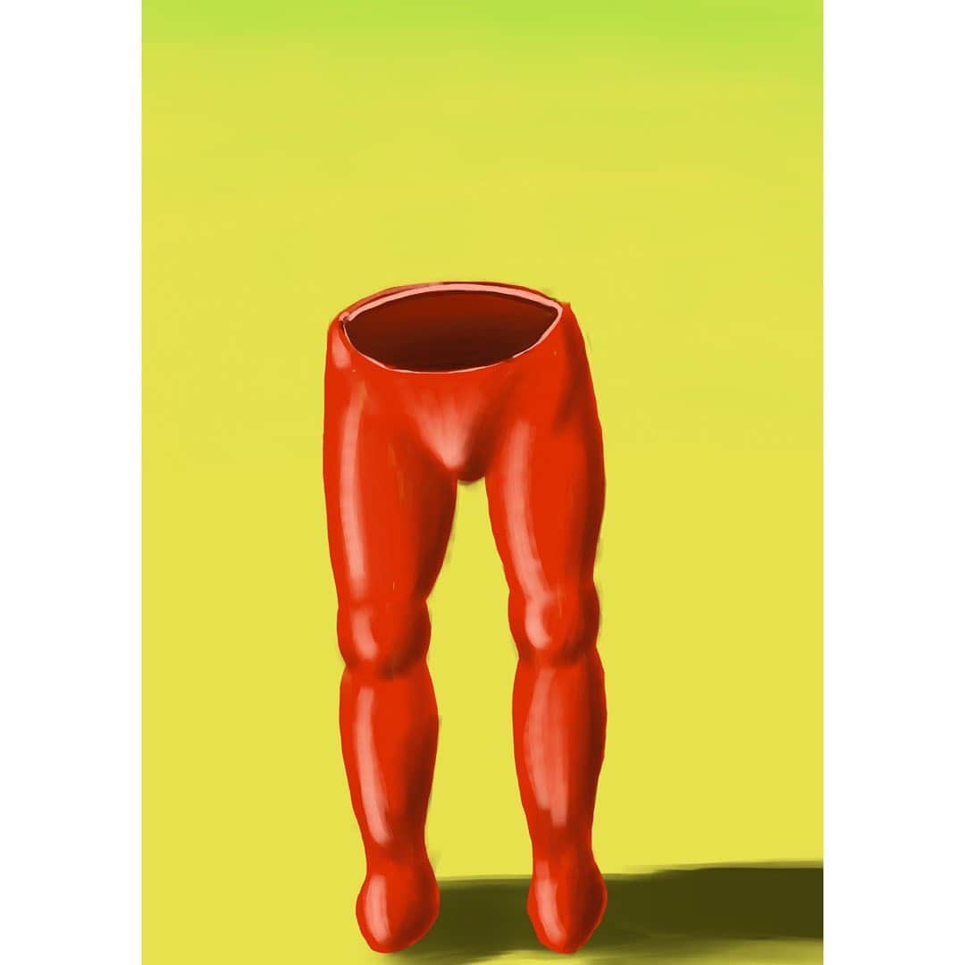浅野忠信のインスタグラム：「#digitalpainting  #ソフビ」