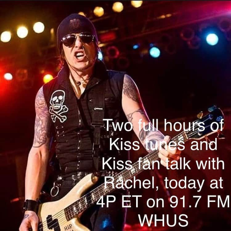 レイチェル・ボランさんのインスタグラム写真 - (レイチェル・ボランInstagram)「Two full hours of Kiss tunes and Kiss fan talk with @officialrachelbolan , today at 4P ET on 91.7 FM WHUS radio. FB: caffeinebomb.radio Twitter: @CaffeineBombFM #radio #rock #dirtyrocker #follow」9月15日 2時47分 - officialrachelbolan