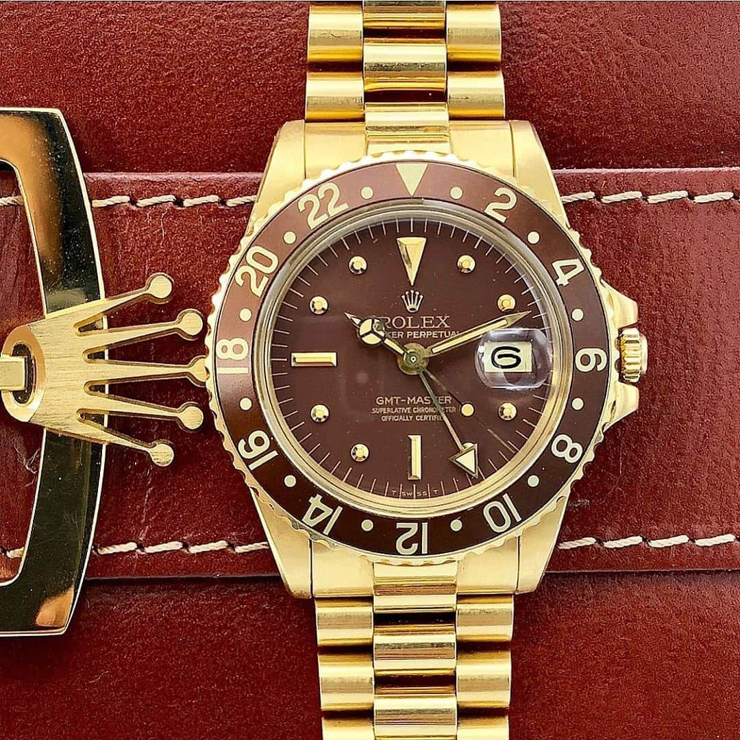 Daily Watchさんのインスタグラム写真 - (Daily WatchInstagram)「Delicious chocolate dial on this vintage Rolex GMT-Master from 1977 😋 Photo by @awadwatches」9月15日 2時55分 - dailywatch