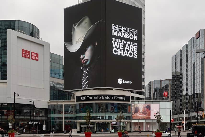 マリリン・マンソンさんのインスタグラム写真 - (マリリン・マンソンInstagram)「Thank you @spotify   New York & Toronto  “WE ARE CHAOS” out now」9月15日 3時02分 - marilynmanson