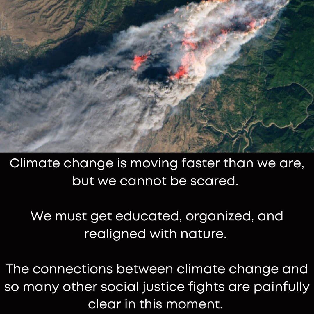 マット・マクゴリーさんのインスタグラム写真 - (マット・マクゴリーInstagram)「Reposting these images from @favianna1 from almost 2 years ago (resized for IG grid). @culturestrike #ClimateWoke # Below is from the Washington Post article in my stories. # “In a matter of weeks, California has experienced six of the 20 largest wildfires in modern history and toppled all-time temperature records from the desert to the coast. Millions are suffering from some of the worst air quality in years due to heat-triggered smog and fire smoke. A sooty plume has blanketed most of the West Coast, blotting out the sun and threatening people’s lungs during a deadly pandemic.  California is being pushed to extremes. And the record heat, fires and pollution all have one thing in common: They were made worse by climate change. Their convergence is perhaps the strongest signal yet that the calamity climate scientists have warned of for years isn’t far off in the future; it is here today and can no longer be ignored.”」9月15日 3時14分 - mattmcgorry