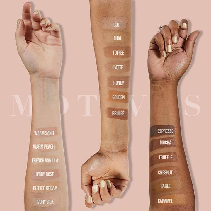 Motives Cosmeticsさんのインスタグラム写真 - (Motives CosmeticsInstagram)「19 shades of FLAWLESS now available for PRE-ORDER🤎🖤🤍!   Our new Flawless Face Stick Foundation evens the appearance of skin tone and diminishes the appearance of imperfections to help create a flawless looking complexion.  Tap to take our SHADE FINDER QUIZ & pre-order your perfect match. . . . . . #motivescosmetics #motives #makeup #beauty #makeupartist #mua #girlboss #entrepreneur #beyourownboss #everydaymakeup #naturalmakeup #everydaybeauty #MAIC2020 #foundation #foundationstick #flawlesskin #flawlessfoundation」9月15日 3時35分 - motivescosmetics