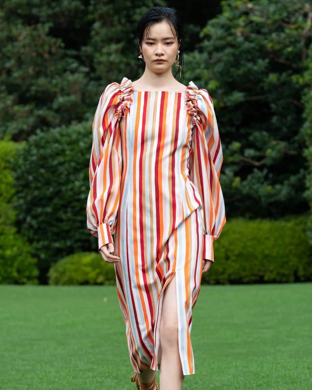 Fashion Weekのインスタグラム：「See the latest collection from @adeam, streaming live on NYFW.com for @NYFW: The Shows September 2020」