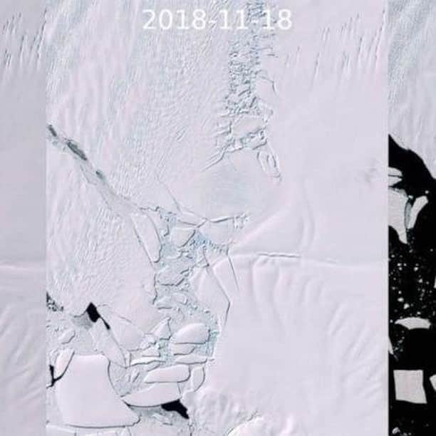 ABC Newsさんのインスタグラム写真 - (ABC NewsInstagram)「Satellite imagery over Antarctica shows the rapid deterioration of two glaciers—the most watched by climate scientists—over recent decades, which could indicate rising sea levels globally.  The Pine Island and Thwaites glaciers, located in the Amundsen Sea in West Antarctica, are among the fastest changing glaciers in the region; they're responsible for the largest contribution to sea level rise that's coming from Antarctica. Damage observed in the side-by-side glaciers show highly crevassed areas and open fractures—both signs that the shear zones on both glaciers, where the ice shelf is thin, have weakened structurally over the past decade, according to a new study. #antarctica #iceshelf #climatechange #globalwarming #glacier」9月15日 4時45分 - abcnews