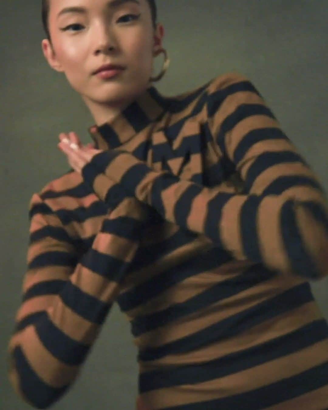 Fashion Weekのインスタグラム：「Hitting the right stripe with @monsemaison's Resort 2021 presentation for @nyfw, streaming now on NYFW.com」