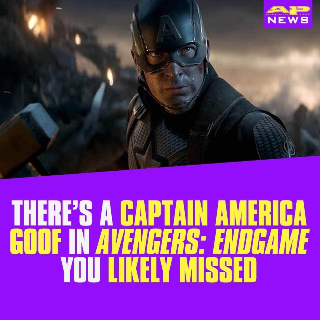 Alternative Pressさんのインスタグラム写真 - (Alternative PressInstagram)「You probably missed this major editing mistake with Captain America in ‘@Avengers: Endgame’ that fans are just now noticing⁠ LINK IN BIO⁠ .⁠ .⁠ .⁠ #chrisevans #captainamerica #avengers #avengersendgame #altpress #alternativepress」9月15日 7時01分 - altpress