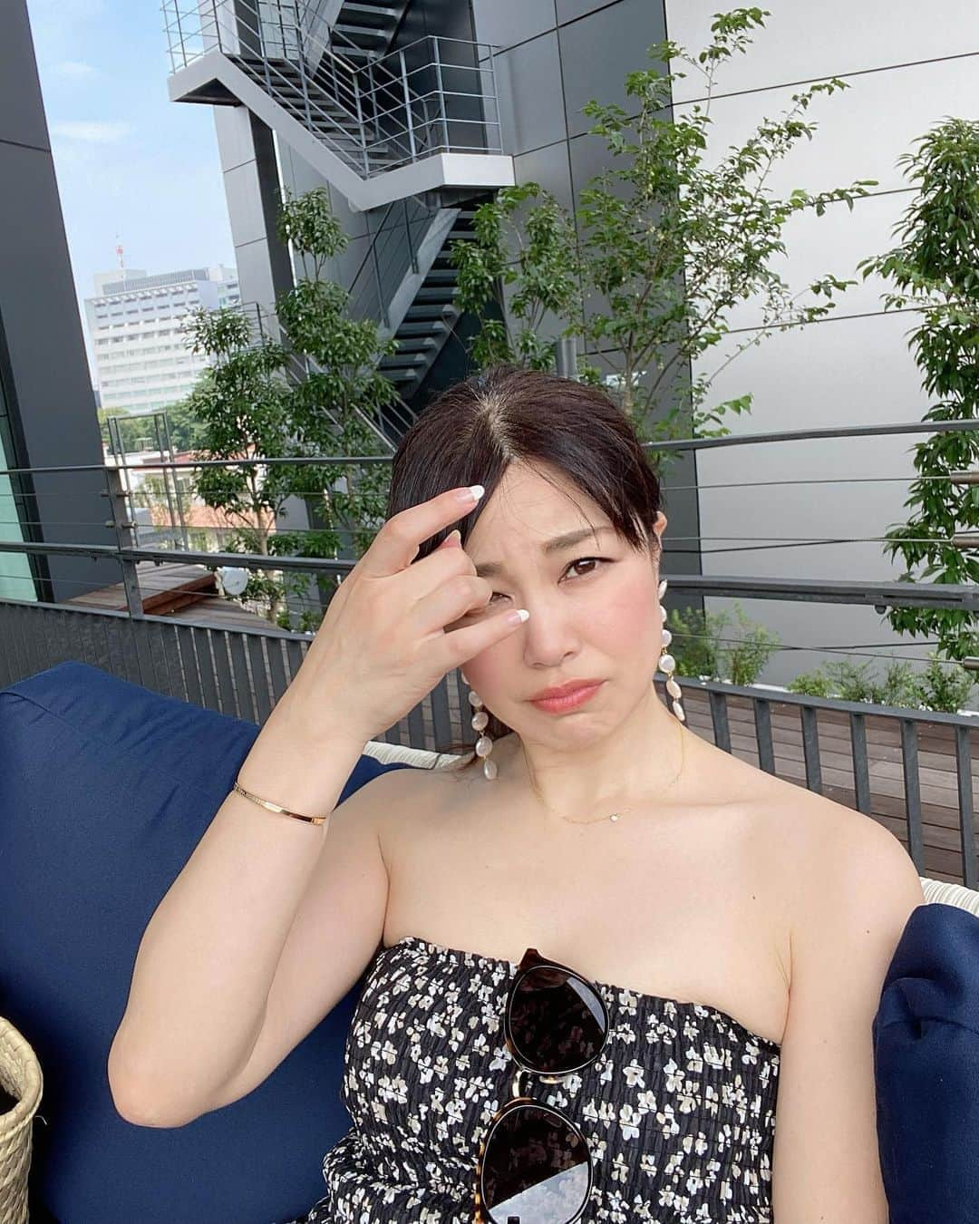 國分晴奈さんのインスタグラム写真 - (國分晴奈Instagram)「いつかのランチ🍴  何故か爆笑。  からの不機嫌w  多分不機嫌だった訳じゃなくて 前髪直してただけだったような🙊  #ランチ#原宿ランチ#eatalyharajuku #イタリアン#原宿イタリアン#ピザ#夏の思い出#ランチタイム #ランチコーデ#ベアトップワンピ」9月15日 7時59分 - haruna.kokubun