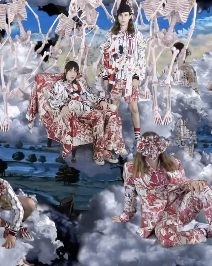 Fashion Weekのインスタグラム：「Enter the psychedelic world of @officiallibertine! Stream the digital presentation now on NYFW.com」