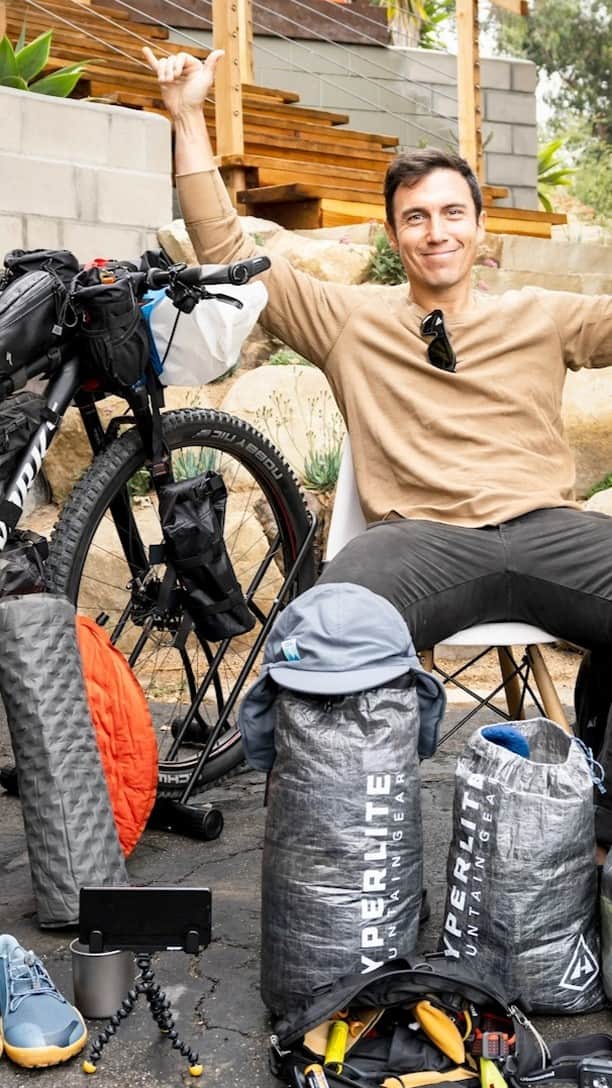 クリス・バーカードのインスタグラム：「Here it is... all the gear I used on the trans-Iceland bikepacking expedition across the interior of Iceland. Here's a rough topic/gear timestamp and details:  Filmed & edited by @chrisorwig   1:00 Bike, Bags, etc. 2019 Specialized Epic HardTail, 10-50 Tooth Cassette, Sram Eagle Axxess, Brakes - Sram Guides, Wheelset- 3 G Motos, Schwalbe 2.6 Nobby Nic, Rock Razor 2.35, Rockshox 100mm, Ergon Grips, Infinity Seat Saddle, Revelate Bags, Pronghorn Medium, Mountain Feed Bags, Specialized Top Tube Bag, Joey Down Tube Bag, Custom Tail Fin, Bike Pump  5:40 Sleeping Gear Custom Nanga Sleeping Bag, ProLite Pad  6:34 Shoes Shimano MT7 Shoes, Vivo Barefoot Shoes  7:22 Water Bottles Hydrapak collapsible bottles and 40oz bladder  7:40 Navigation Wahoo Elemnt Roam  8:28 Cameras Sony Xperia, Sony ZV1  9:08 Electronics Batteries, Headlamp, Charger, Lithium Ion Batteries, Light and Motion Headlamp  10:18 First Aid Kit Med Kit, Liquid Bandage  10:45 Sunglasses Varnet Racing 1929  11:10 Repair Kit 2 Spare Tubes, Patch Kit, Extra Derailleur Hanger, Extra Batteries for Electronic Shifting  11:45 Wolf Tooth Repair Kit Wolf Tooth Hideaway Kits, Bolley Straps  12:15 Tent Black Diamond Ion Tent and Tent Poles  12:59 Helmet Specialized Road Bike Helmet  13:19 Backpack Black Diamond Distance / UltraLight Trail Running Pack  13:55 Clothing Rapha Cargo Bid, Lululemon Top with Silver Ion, Active Jacket Riding Shell, Waterproof Jacket, Merino Hooded Base Layer, Merino Mid Layer LuluLemon, Riding Tights, Waterproof Pants, LuluLemon, Patagonia Capilene T-Shirt  15:45 Clothing Storage Hyperlite Roll Top Bags  15:54 Clothing Continued Sealskinz Waterproof Socks, LuLuLemon Socks, Specialized Merino Wool Socks, Lightweight camp pant LuluLemon, Camp Towel, Swim Shorts, Specialized Thin Riding Shorts, GoreTex Riding Booties  17:45 Gloves Winter Gloves, Giro Riding Gloves, NRS Gloves, Specialized Mountain Bike Gloves  18:27 Balaklava  Descent Labs (over face), Buff (over neck)  Continued in comments」
