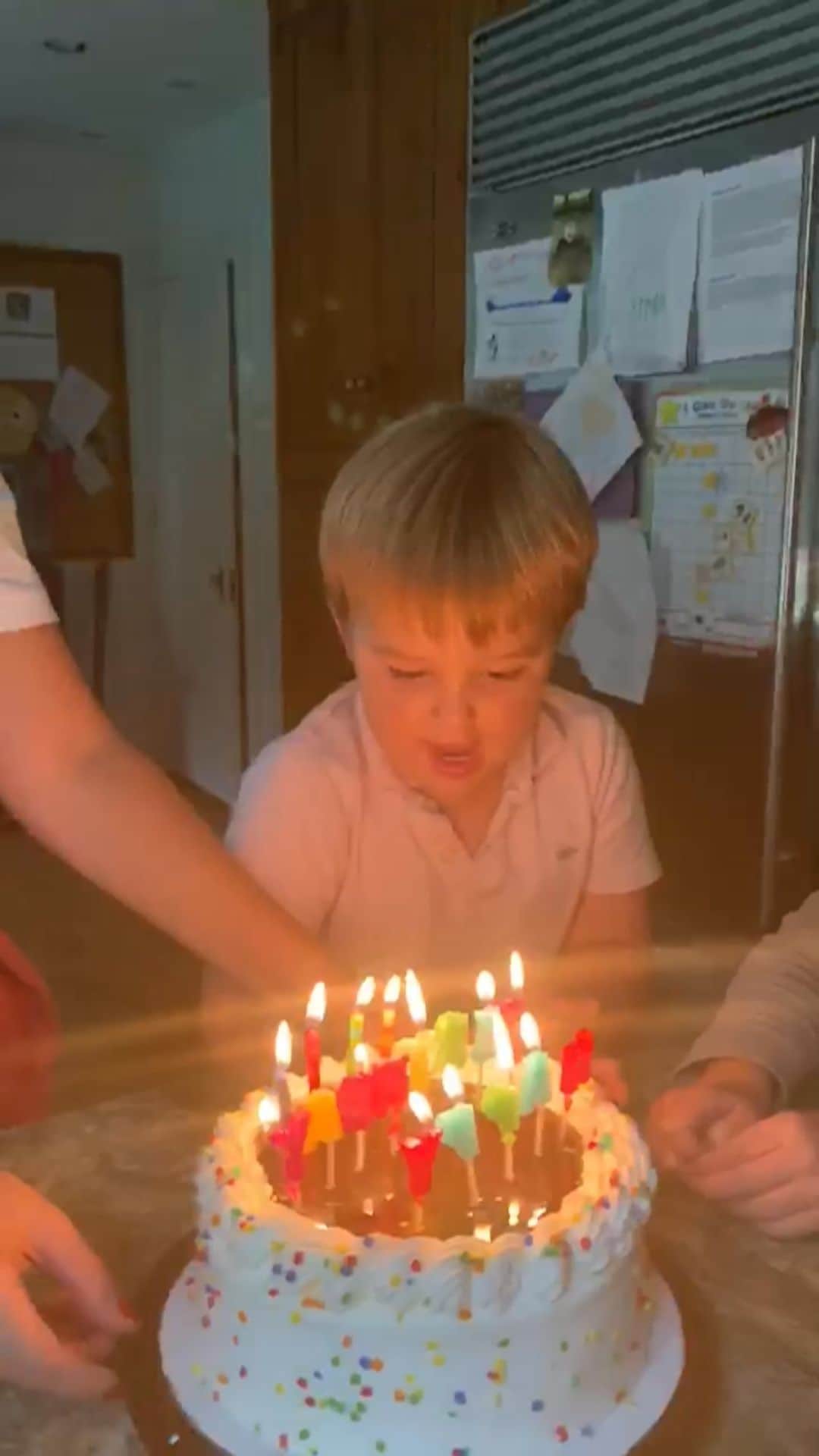 Anna Jane Wisniewskiのインスタグラム：「Did I do this Reel right? Anyway, feeling emotional about you turning 4, Teddy Man. You entered this world early, in the middle of the night, and I can already tell that you’re going to be punctual. You have always been my determined, pensive,  and thoughtful little guy. They say those born in September 14 are observant, effective, and efficient and I tend to agree.  We love you oh so very much. Hope that cake tasted as good as you thought it would. 🎂」
