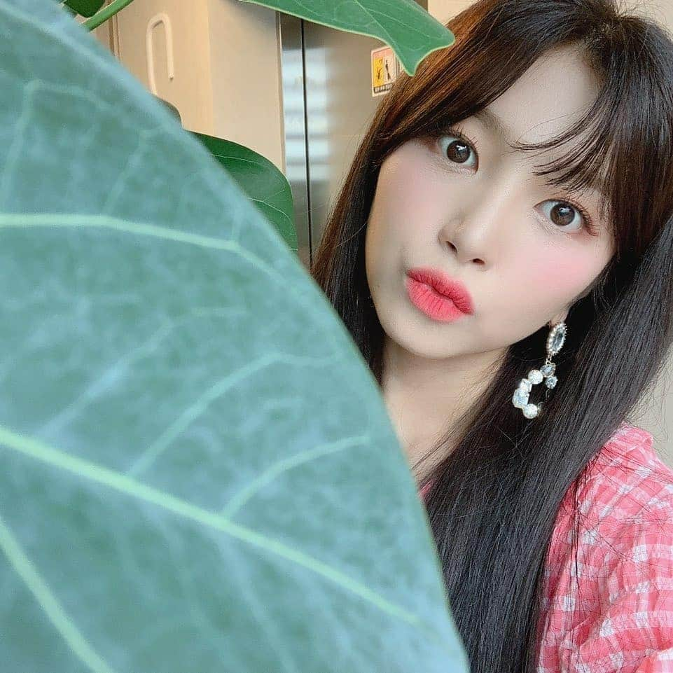 LABOUMさんのインスタグラム写真 - (LABOUMInstagram)「[#해인] 싱그러운 핸🌿   #라붐 #LABOUM #HAEIN  #라떼 #오늘도화이팅」9月15日 11時43分 - officiallaboum