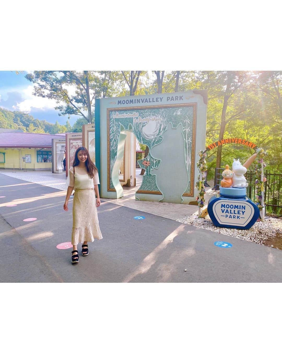 西村季里子さんのインスタグラム写真 - (西村季里子Instagram)「・  ムーミンバレーパークに行ってきた🌈  ずっとずっとずーっと行きたくて ようやく行けたの🥺🥺🥺🧡  入り口だけでもう満足した👏🏻(こら)  1周年おめでとう🥳🎉🎉🎉 (初めて行ったくせにどやる)  #ムーミン #ムーミンバレーパーク  #moomin#moominvalleypark  #飯能#埼玉#メッツァビレッジ  #1周年#フォトジェニック #follow#followｍe」9月15日 12時01分 - kiriko_nishimura