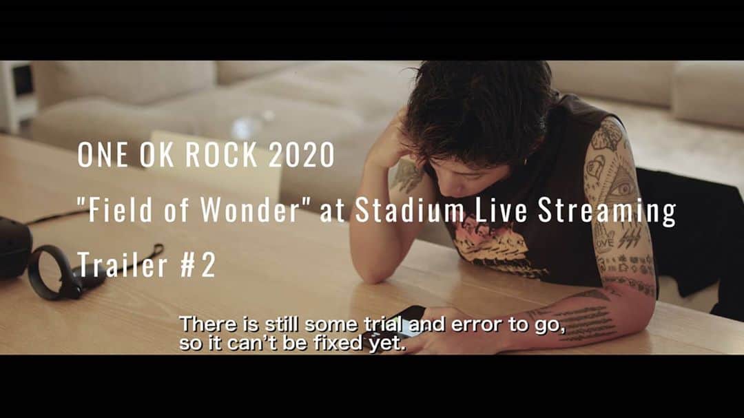 ONE OK ROCKさんのインスタグラム写真 - (ONE OK ROCKInstagram)「As promised!! More insight into the planning for “Field of Wonder” 2020.  Preview Trailer #2 https://youtu.be/I2YP2GNXyXg  #FIELDOFWONDER #ONEOKROCK」9月15日 12時22分 - oneokrockofficial