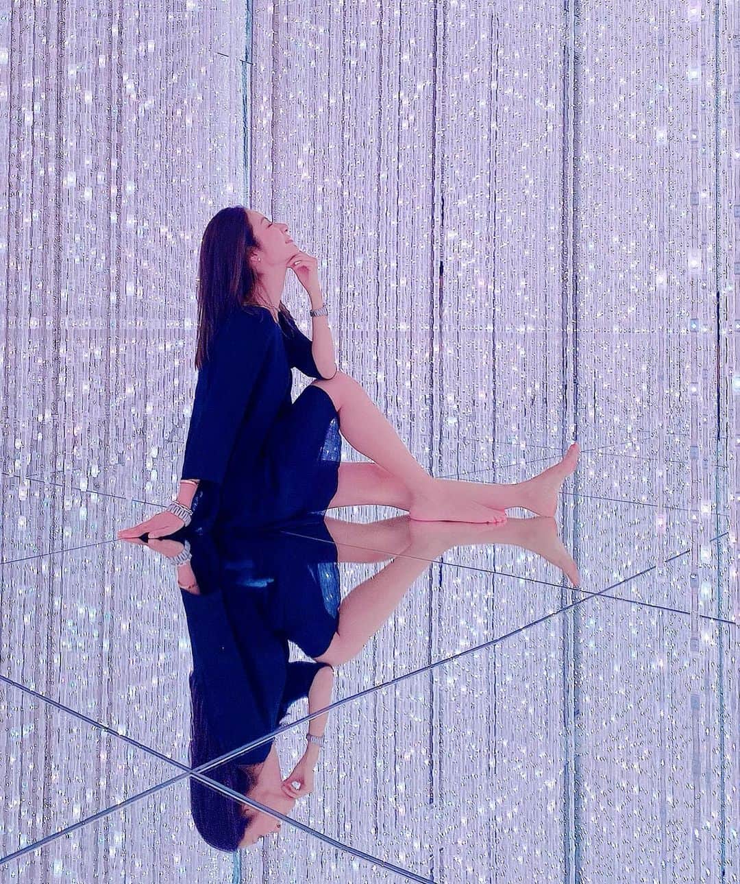 Reikaさんのインスタグラム写真 - (ReikaInstagram)「I just want to stay in the light and shine ✨✨✨  ワンピース　@carriefranca   @teamlab.planets   #チームラボプラネッツ  #チームラボ」9月15日 13時53分 - reikamarianna