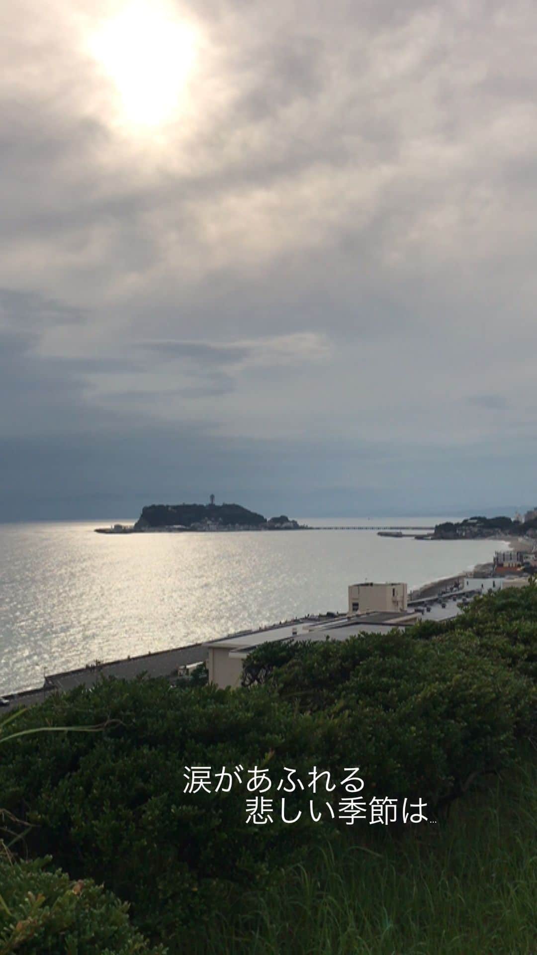 のインスタグラム：「#湘南　#鎌倉プリンスからの眺め   関東圏以外の方はこの眺めで〝湘南〟とは結びつかない人が多い様で…。  そっかそっか、と思いました。  「湘南＝サザンオールスターズ」と言う構図を思い描くのは関東人の癖ですよ…ね？」