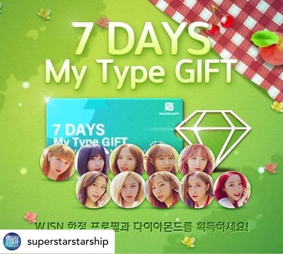 宇宙少女さんのインスタグラム写真 - (宇宙少女Instagram)「Posted • @superstarstarship #SuperStarSTARSHIP #WJSN #My_Type updated! Clear all #My_Type missions now and get #WJSN limited BG IMAGE! Limited profiles with the daily Diamond promotion too! ⠀ _ #SuperStarSTARSHIP #WJSN #My_Type 업데이트! 수 많은 사람 틈에 빛나는 걸 봤는데 어떻게 모른 척해! 지금 #마이타입 미션을 모두 클리어하면? #우주소녀 한정 배경을 받을 수 있는데~ 지나칠 수 있겠어요? 한정 프로필과 함께 매일 다이아몬드 월정액도 놓치지 마세요!」9月15日 17時24分 - wjsn_cosmic