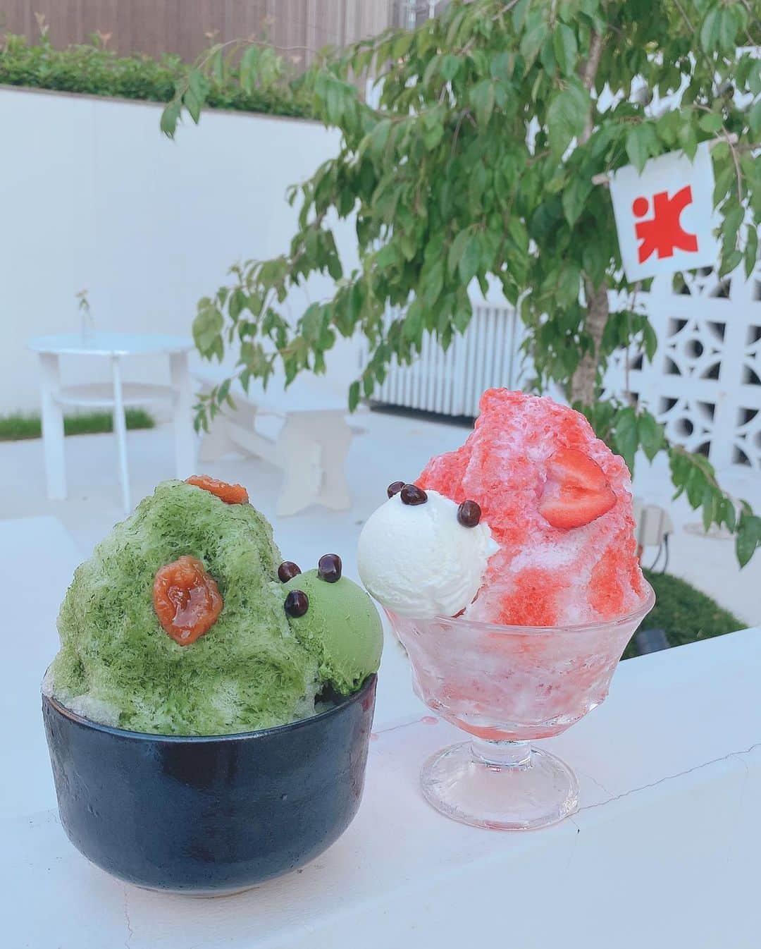 YU-RIさんのインスタグラム写真 - (YU-RIInstagram)「夏が終わる前に 可愛いかき氷食べれた🍧 鼻のとこのアイスが濃厚で 美味しかった〜‧⁺◟( ᵒ̴̶̷̥́ ·̫ ᵒ̴̶̷̣̥̀ )𓏐𓌈  #かき氷#japaneseiceouca #女子旅#京都#京都カフェ #京都かき氷#京都観光 #インスタ映え#カフェ#グルメ #カフェ巡り#カフェスタグラム  #グルメな人と繋がりたい」9月15日 17時21分 - yu_uri.12