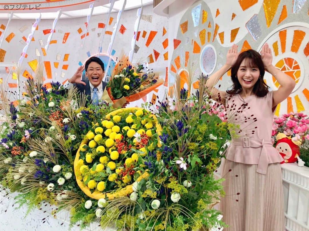 フジテレビ「めざましテレビ」さんのインスタグラム写真 - (フジテレビ「めざましテレビ」Instagram)「. きょうのお花はピンポンマムを紹介✨ ピンポン玉のように まん丸なお花がかわいいなぁ😊 . #めざましテレビ  #酒主義久 #井上清華」9月15日 18時24分 - mezamashi.tv