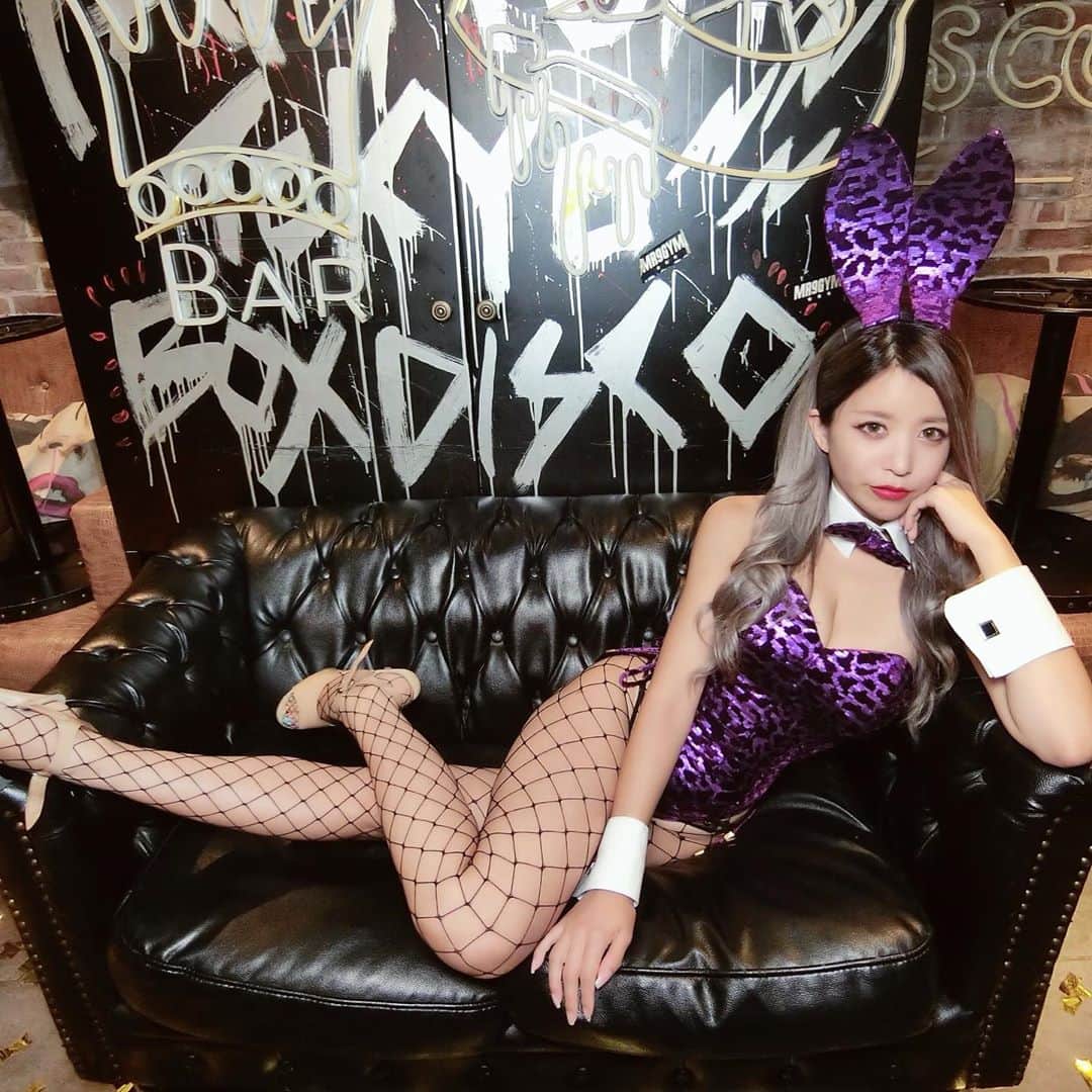 REINAさんのインスタグラム写真 - (REINAInstagram)「お気に入りだった 紫バニーちゃん🐰💜 . . .  #アトリエダーム #バニー #バニーガール #コスプレ #うさみみ #つけ襟 #六本木 #夜遊び #東京 #パーティーオン」9月15日 18時49分 - reina_partyon