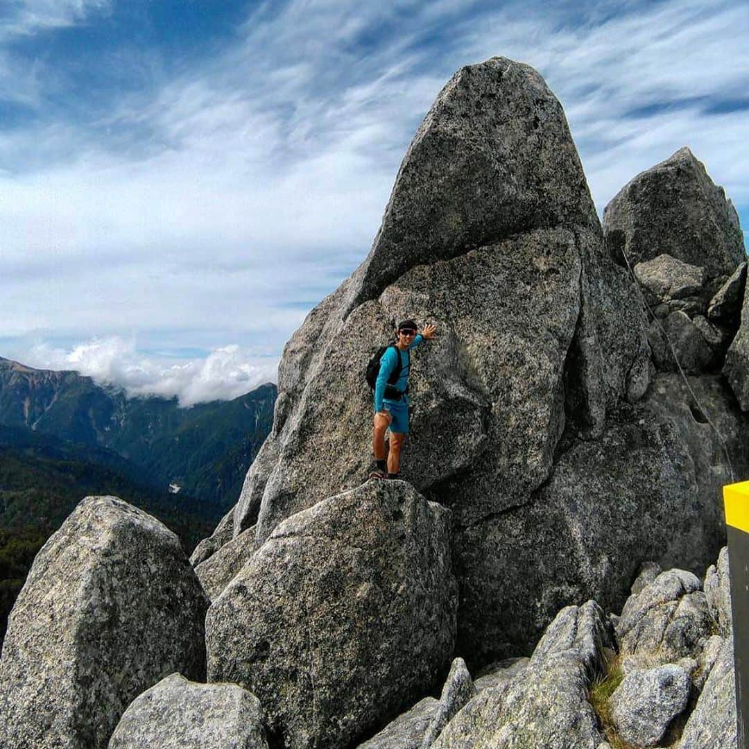 渡部暁斗さんのインスタグラム写真 - (渡部暁斗Instagram)「Mt. Eboshi 2628m⛰ #goldwin #Oakley #thenorthface #アミノバイタル #バスクリン #北アルプス #烏帽子岳」9月15日 18時57分 - wtbakt