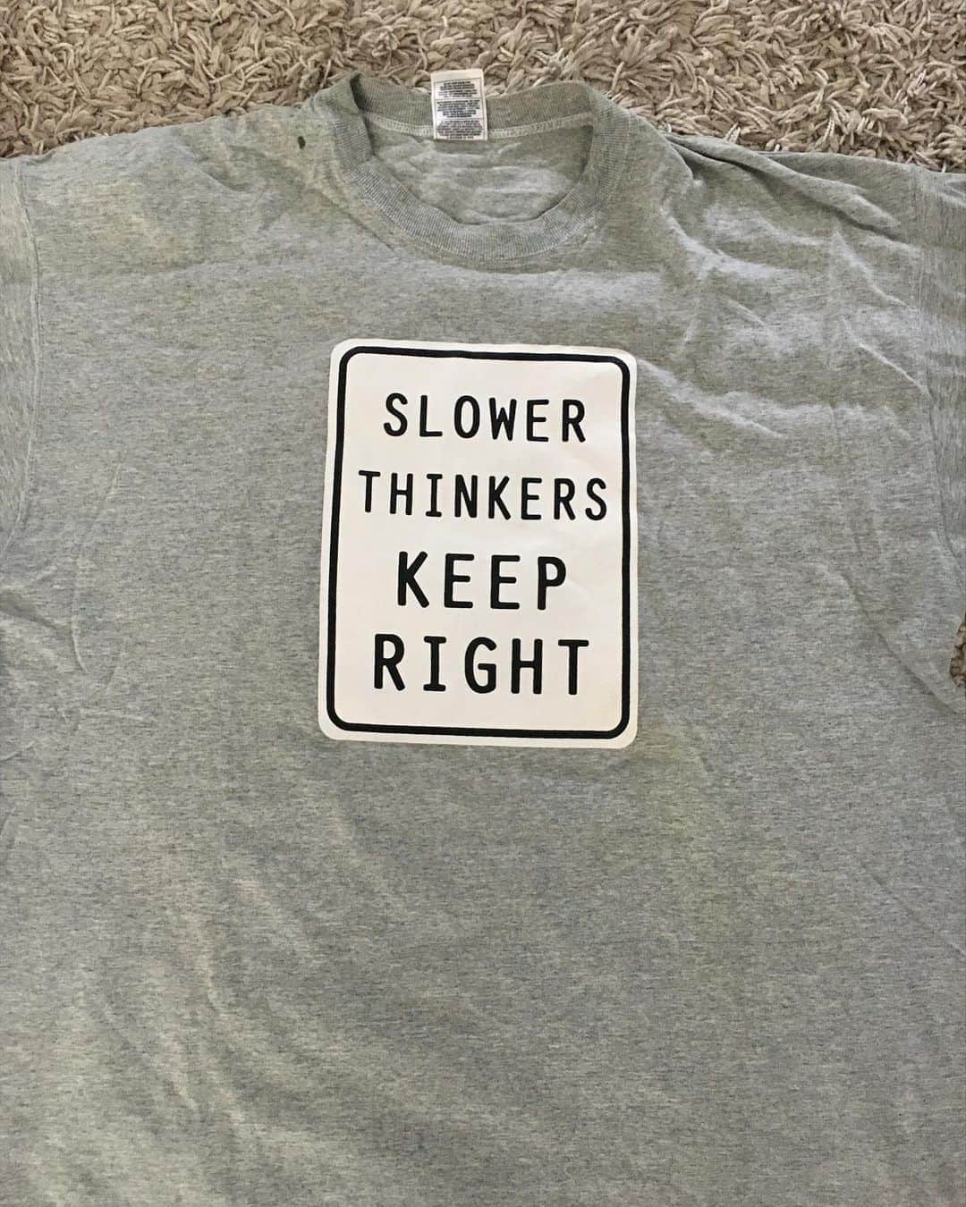 Shing02のインスタグラム：「"Slower Thinkers Keep Right" made this in '97? Somebody jacked it and started selling it on Telegraph but it's all g. Immortalized. back tag by legendary @warrenjfu」