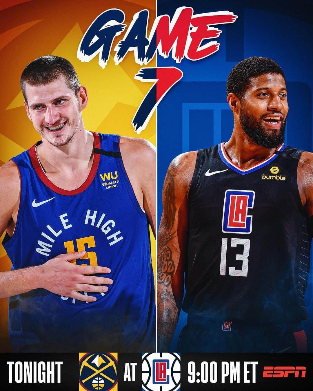 NBAさんのインスタグラム写真 - (NBAInstagram)「👀 How we got to GAME 7! 👀  Will the @nuggets or @laclippers advance to the WCF?」9月16日 5時31分 - nba