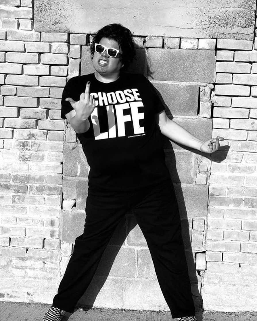キャサリンハムネットのインスタグラム：「Choose life. Wear a mask. Social distance. We will beat this #together #chooselife #united #repost @gothitboyalexandy」