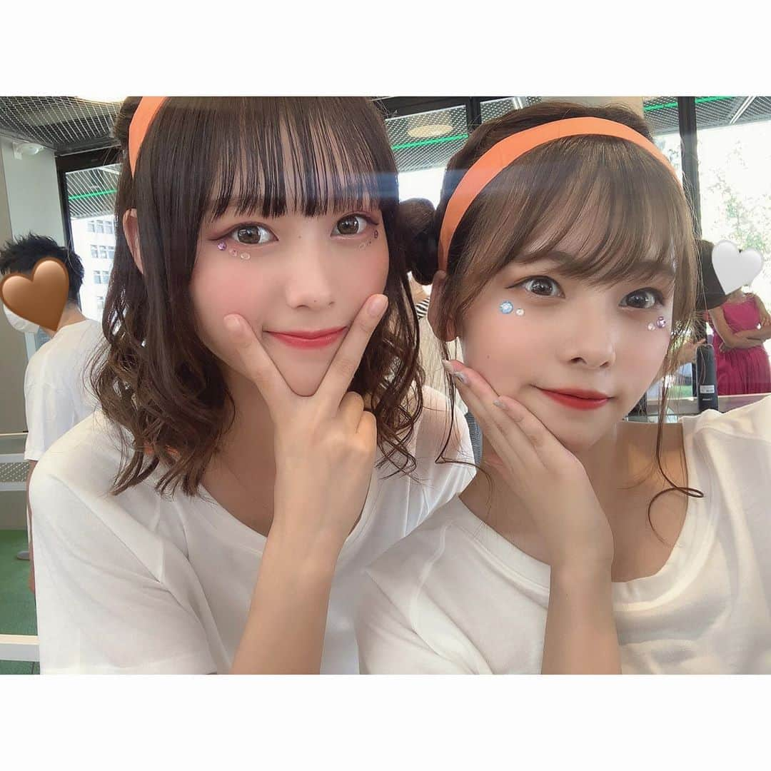 河本景さんのインスタグラム写真 - (河本景Instagram)「きらりちゃんとのんちゃん！！！☀️ この日すごく楽しかったなあ！！ ありがとうございました☺️  #リップ加工で付けたしました」9月15日 21時32分 - onkeikein