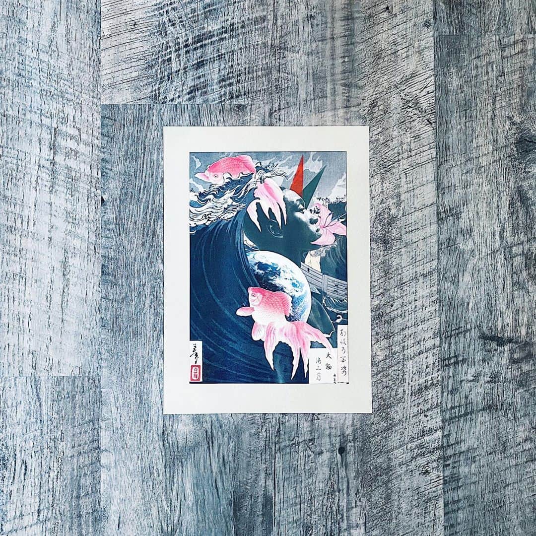 武藤千春さんのインスタグラム写真 - (武藤千春Instagram)「切って、貼って、のあそび。 #collageart」9月15日 21時35分 - iamchiharumuto