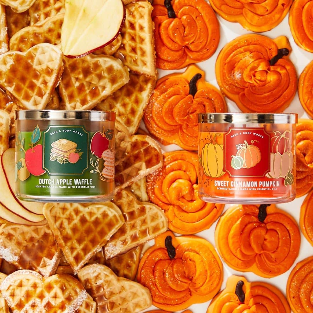 Bath & Body Worksさんのインスタグラム写真 - (Bath & Body WorksInstagram)「Fall Bakery POLL: Are you Team 🍎 or Team 🎃 ?! Tell us in the comments! 👇」9月15日 23時00分 - bathandbodyworks