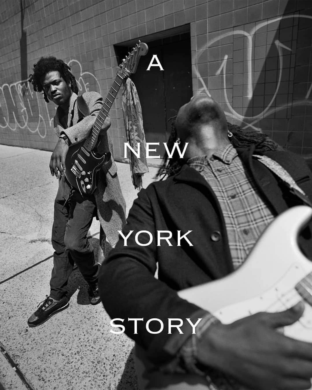 ラグ&ボーンのインスタグラム：「For twenty years we've watched this legendary city — and its eight million strong — never stop, never slow down. @adjuamusic and @jalibjo captured by @josholins on the streets of New York City for the fall 2020 rag & bone campaign.」