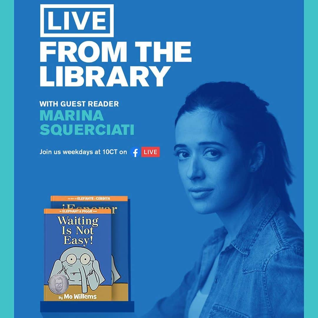 マリーナ・スコーシアーティさんのインスタグラム写真 - (マリーナ・スコーシアーティInstagram)「Once n’ a while an actor gets a role they were born to play. Some are saying “Oscar,” but I’m trying to stay humble. TUNE IN TO WATCH me read Waiting is Not Easy! and ¡Esperar no es fácil! LIVE AT THE LIBRARY this Thursday. Swipe for details! LINK IN MY BIO! 🐖🐘#elephantandpiggie #mowillems #liveatthelibrary #chicagopubliclibrary @chicagopubliclibrary @chipubschools @jbpritzker @jbpritzker @jenhansenjewelry」9月16日 0時16分 - marinasqu