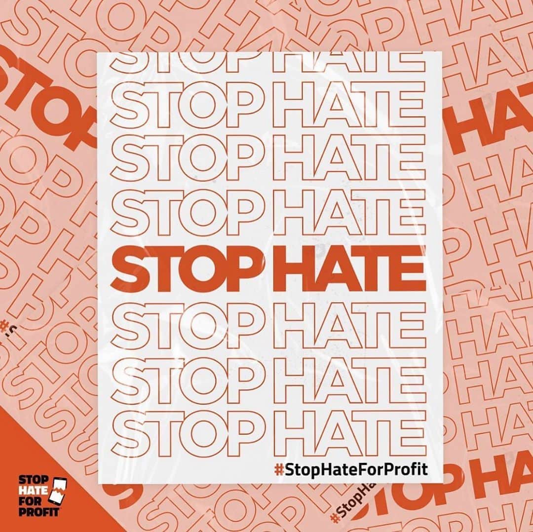 カーラ・デルヴィーニュのインスタグラム：「#STOPHATEFORPROFIT • Social media should be a place to communicate, express ourselves and connect - not to hate, mislead, discriminate or bully. • Tomorrow, 9/16, I'll join some of the nation’s leading civil rights organizations @colorofchange @ADL_National @NAACP in pausing posting for 24 hours. This will give these platforms a chance to make social media a safer and happier place for all of us. I hope you'll join me #InstaFreeze • stophateforprofit.org」
