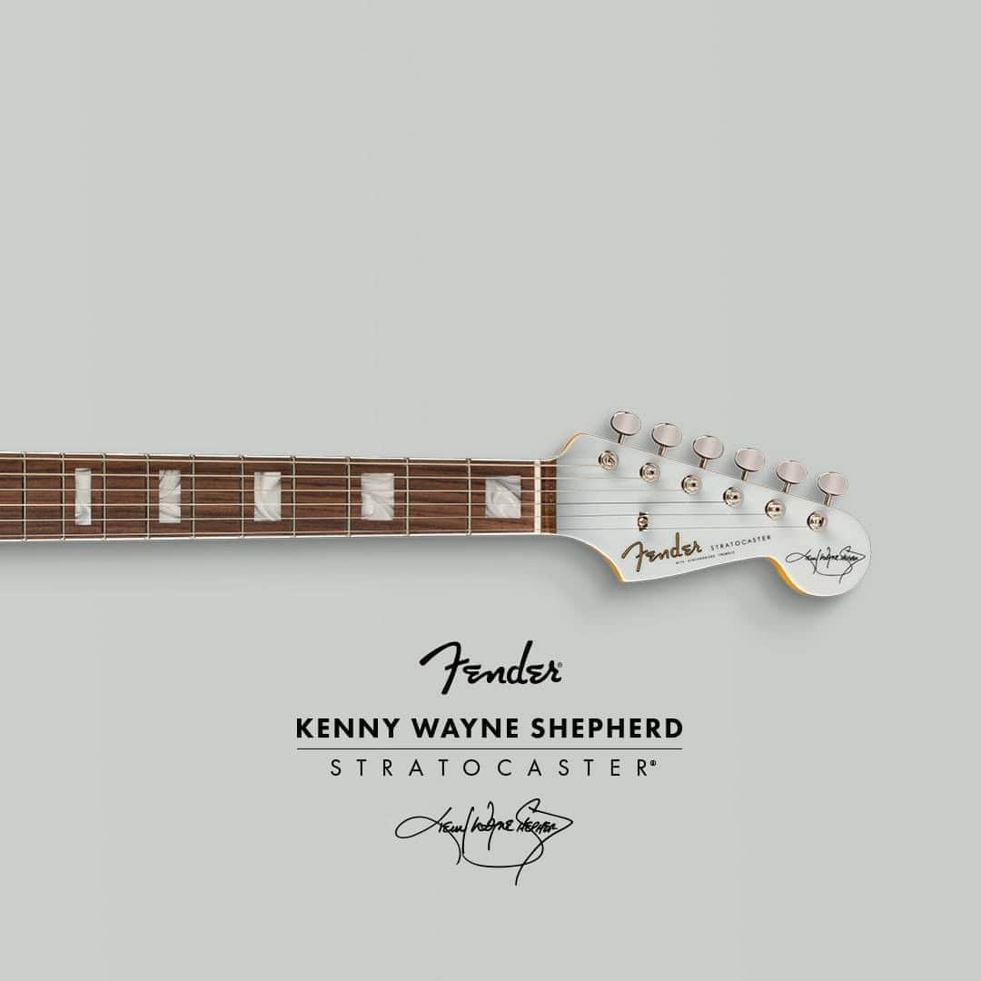 Fender Guitarさんのインスタグラム写真 - (Fender GuitarInstagram)「With a Transparent Faded Sonic Blue finish, chambered ash body and custom pickups modeled after his cherished ‘62 model – but voiced even hotter – the @kennywayneshepherd Strat is fine-tuned to play the blues and beyond. Watch Kenny tell the story behind his Strat and play through its features via link in bio.」9月16日 1時00分 - fender