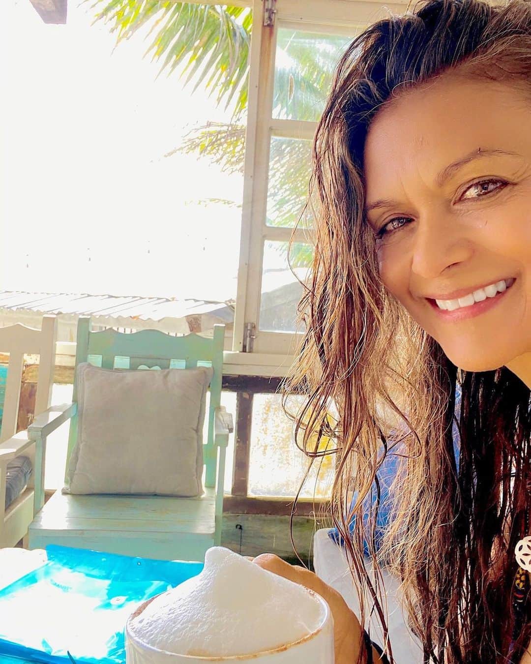 ニア・ピープルズのインスタグラム：「So #Grateful to be here in the #beauty of #tulum, leaning in to the unknown, being lead moment by moment by the inner guidance of my Sacred Self who feels like a #delightful invitation. The step she offers at times makes no sense, but somehow feels right. And that’s enough. For I may not know where that step will take me but it will always lead me home to my Sacred Self who dwells within me... within you...within all that is #LOVE   Virenia    Thank you all for joining me Sunday on such a beautiful journey with @sunnyDawnJohnston for Desire and your Destiny. The replay is in my bio links!  Ps remember: It feels like “A Delightful Invitation!” #selfLove #ascension #spirit #travel #adventure」