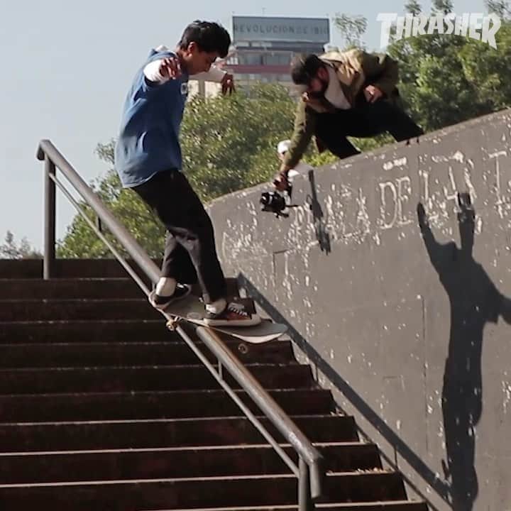 スラッシャーのインスタグラム：「👉🏾 @aquichilling representando @challers y CDMX 🇲🇽 📡 ThrasherMagazine.com」