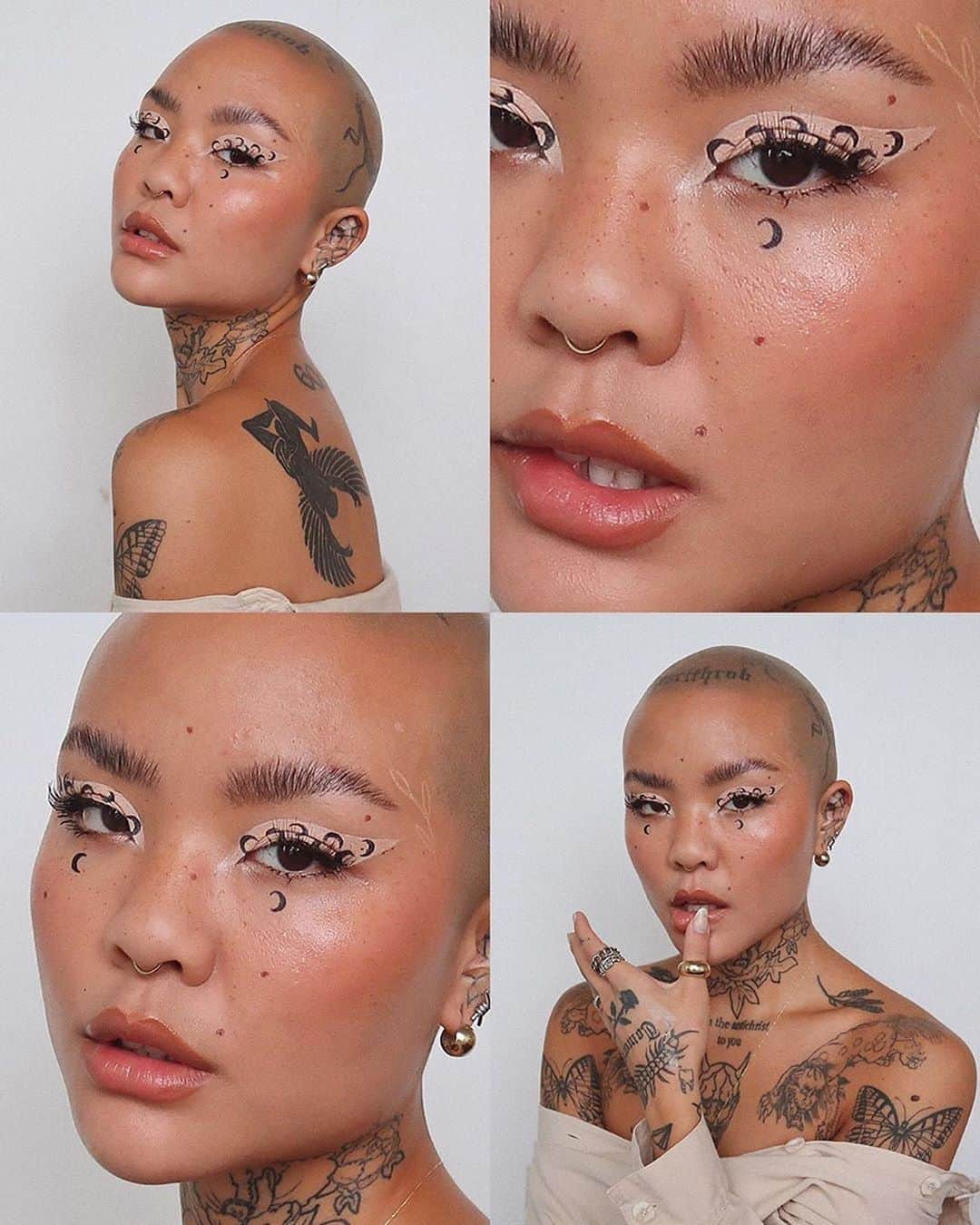 Milk Makeupさんのインスタグラム写真 - (Milk MakeupInstagram)「🇨🇦 @meicrosoft giving major main character energy (and a nod to @marineserre_official ) in our Moon Tattoo Stamp 🌙 DOUBLE TAP if you've been loving designer-inspired looks 💸 - grab a stamp and all of Mei's essentials on milkmakeup.com 💫 @sephora 💫 @sephoracanada 💫 🇨🇦」9月16日 1時28分 - milkmakeup