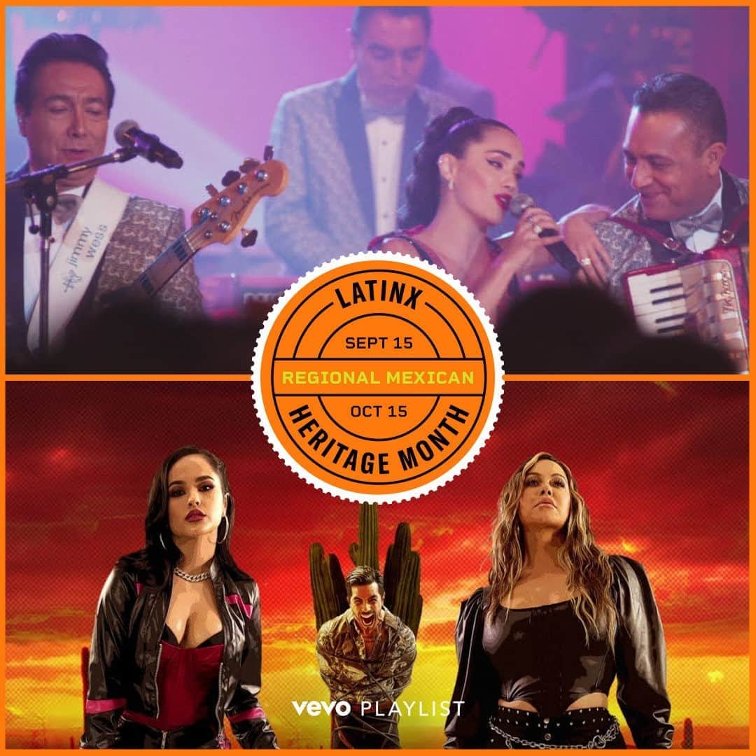 Vevoさんのインスタグラム写真 - (VevoInstagram)「To kick off the Latinx Heritage Month celebration, we're giving you a glimpse of some of the world's most well-known music genres that play a huge role in the culture. First up... Regional Mexican, an umbrella term for Mexican folk genres like mariachi, Norteño, banda, ranchera and more. Check out our playlist, including @Nodal and @angelesazulesmx, with some of the genre's most memorable music videos! 🇲🇽 ⠀⠀⠀⠀⠀⠀⠀⠀⠀ ▶️[Link in bio] #RegionalMexican #LatinxHeritageMonth」9月16日 1時30分 - vevo