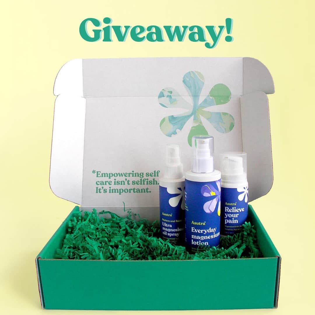ビーナス・ウィリアムズのインスタグラム：「GIVEAWAY! I 💜Asutra and I get so excited when they have NEW products. They just launched 3 amazing new magnesium products - a super powered spray for pre/post workout, a lotion with magnesium and menthol to immediately relieve your aches and pain, and a lotion so good they call it Everyday Magnesium Lotion. I want to give one of each product to one lucky fan + one of your friends (you are going to LOVE it!). All you have to do is: 1 - Like this post. 2 - Follow @asutra.life  3 - Tag a friend in the comments that deserves quality self-care. The winners will be announced Thursday, September 17th on the Asutra IG page.  #asutraambassador」