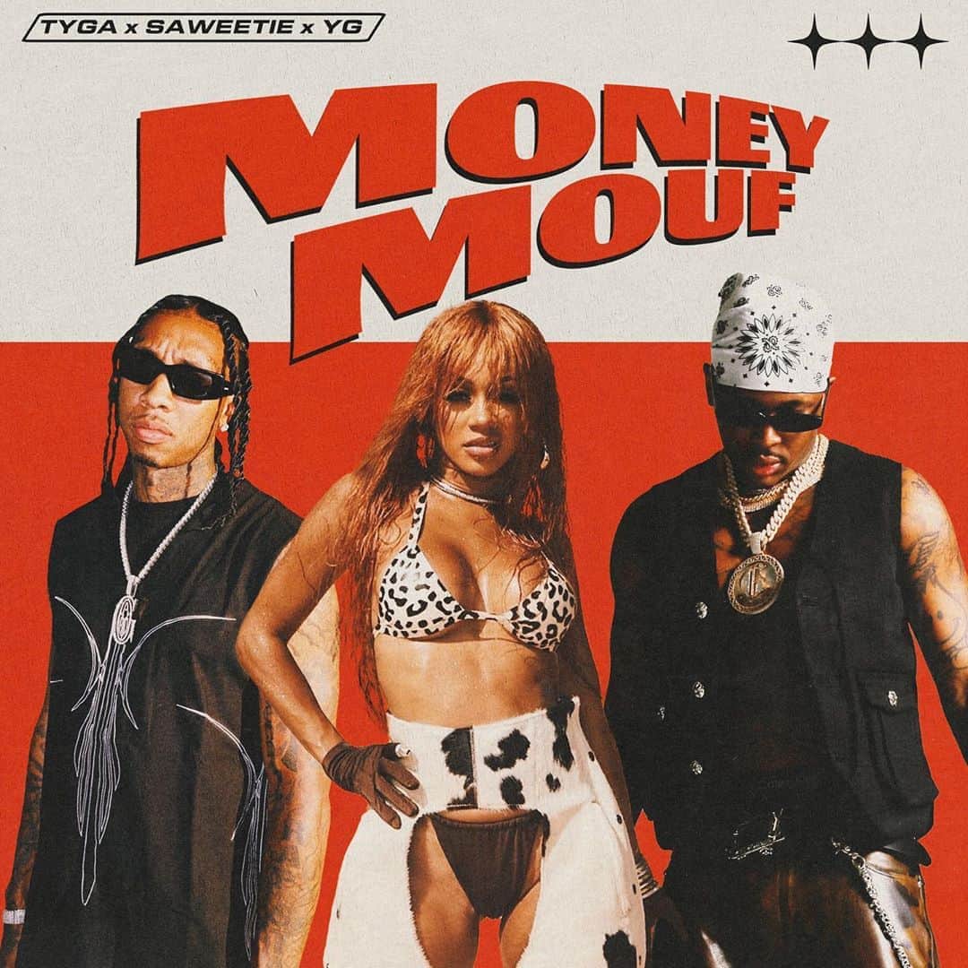 タイガのインスタグラム：「Money Mouf Friday 9/18  drop a 🤑🤑🤑 if u ready @saweetie @yg」