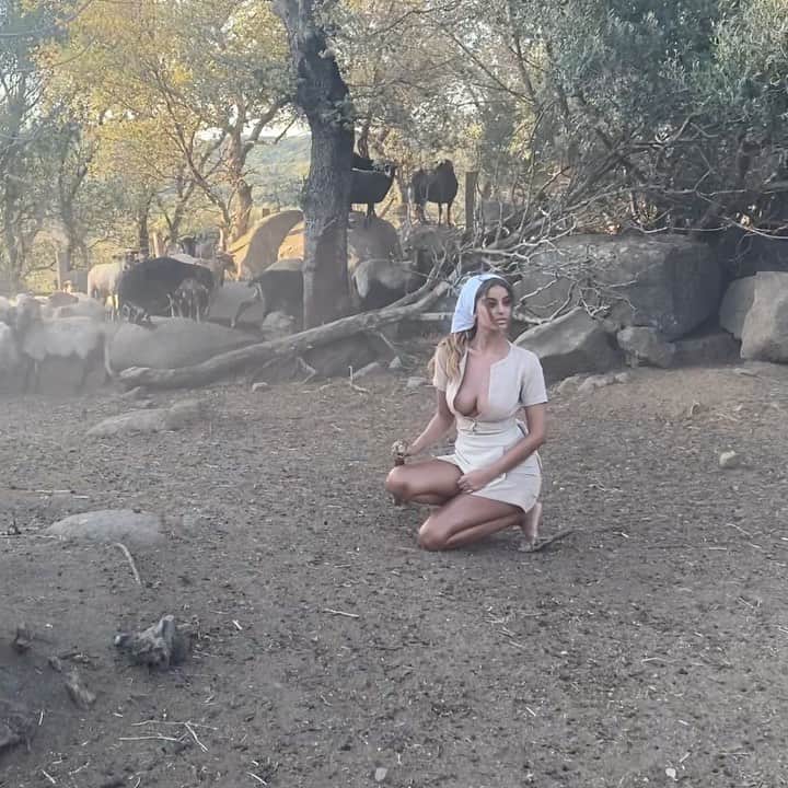 ザヒア・ドゥハールのインスタグラム：「🐑❤️」