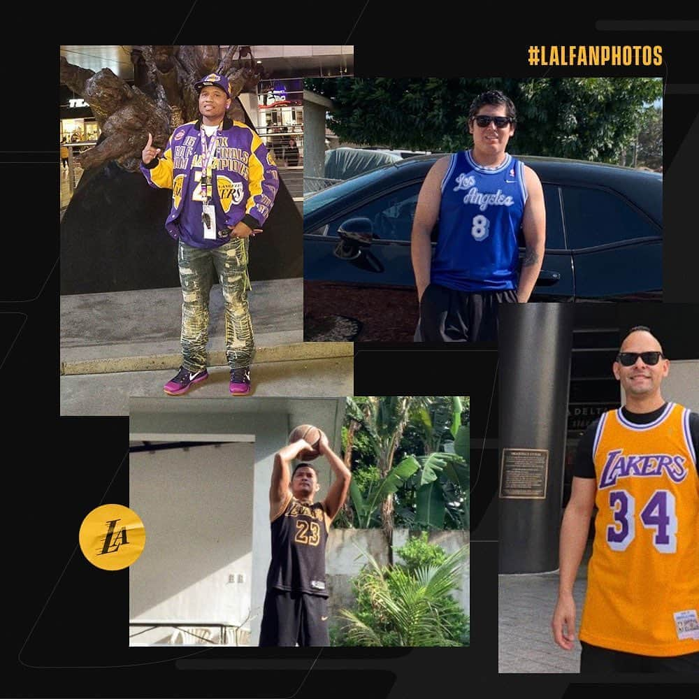 Los Angeles Lakersさんのインスタグラム写真 - (Los Angeles LakersInstagram)「Congratulations to our #LALFanPhotos winners 📸🎉」9月16日 6時45分 - lakers