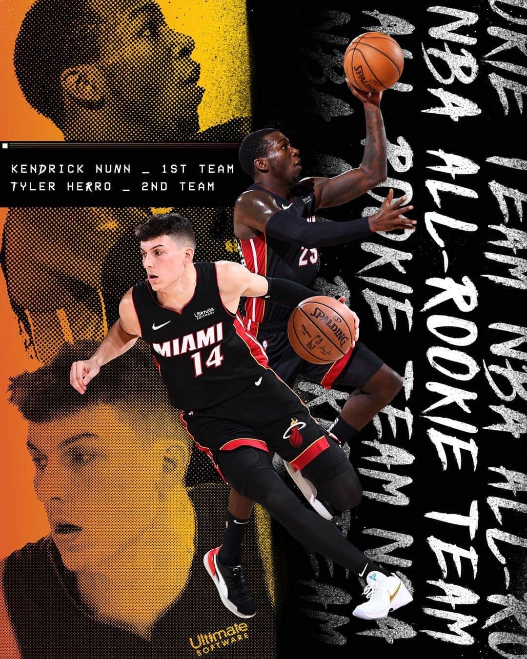 Miami HEATさんのインスタグラム写真 - (Miami HEATInstagram)「BREAKING: For the 1st time ever the NBA All-Rookie team features 2 baby goats 👶🐐⁣ ⁣ Congrats @nunnbetter_ & @nolimitherro!」9月16日 7時02分 - miamiheat